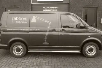 Bestelbus van Tabbers Lichtdesign